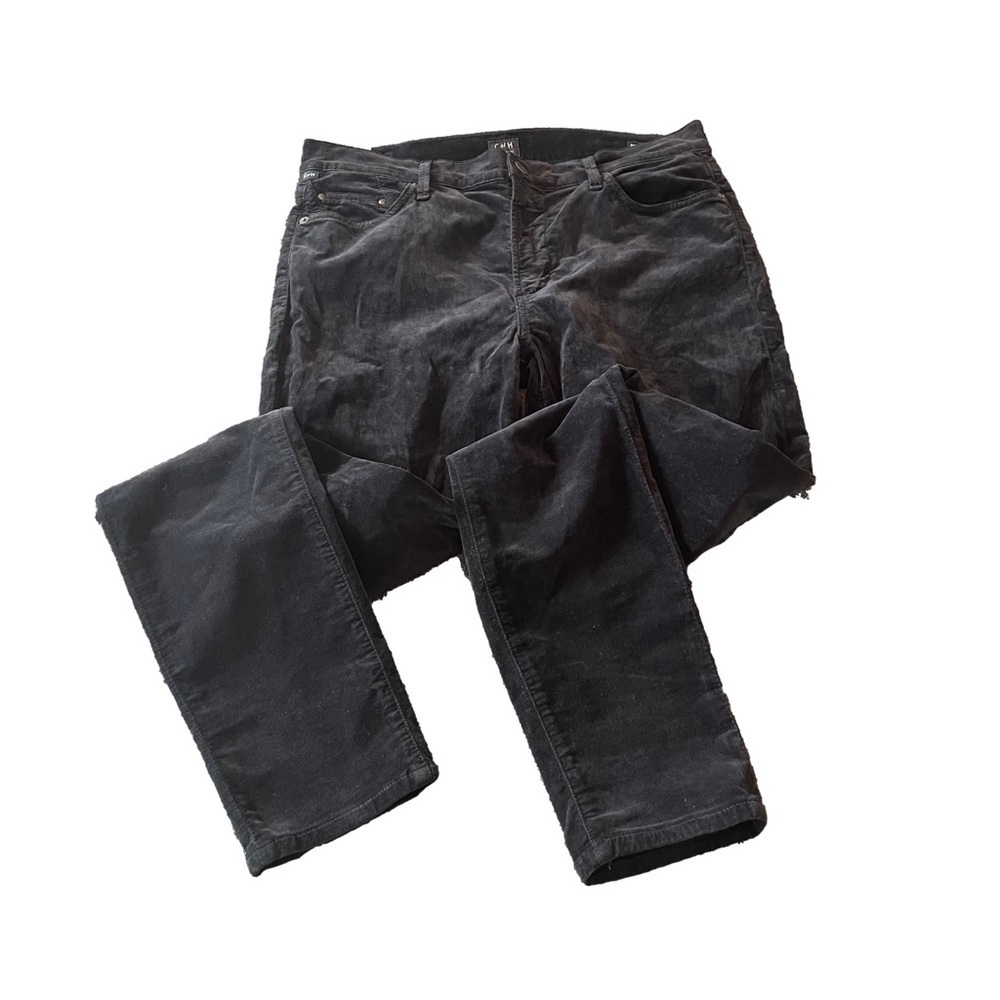 C&H Rocket High Rise Skinny Black Corduroy Pants Size 30